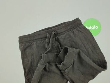 spodnie woskowane z wysokim stanem: Sweatpants, H&M, 6-9 months, condition - Very good — 5