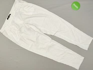 Women: Top Secret, Material trousers for women, size L (EU 40) — 2