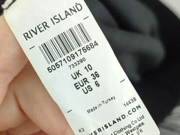 jeansy damskie podarte: River Island, Spodnie materiałowe damskie, rozmiar S — 5