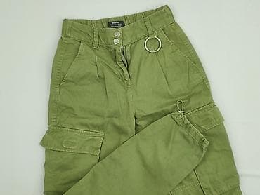Bershka, Spodnie cargo damskie, rozmiar 2XS