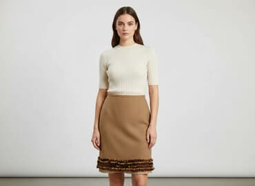 spódnice czekoladowa: Spódnica damska, rozmiar XS — 1