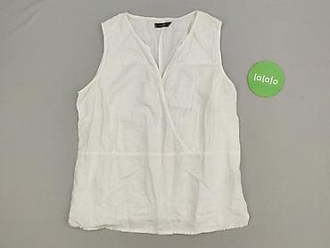 basic koszulka biala: White, Bluzka damska, rozmiar L — 3