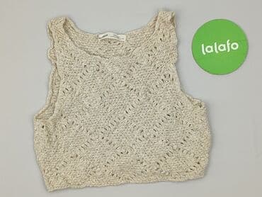 bluzki z transparentnymi rękawami: PULL&BEAR, Top damski, rozmiar XS — 3