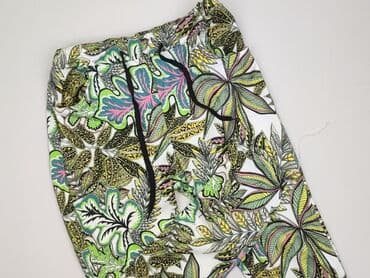 zielone spodnie dresowe zara: Material trousers for women, size S (EU 36) — 1