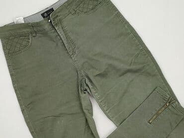 woskowane legginsy z wysokim stanem zara: Reserved, Spodnie materiałowe damskie, rozmiar M — 1