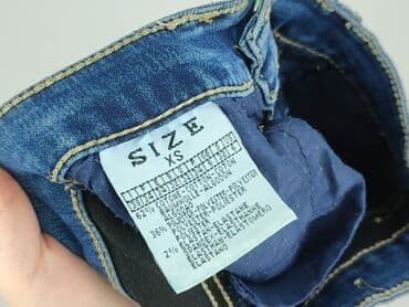 jeansy damskie z kokardkami: Miss bonbon, Jeansy damskie, rozmiar XS — 5