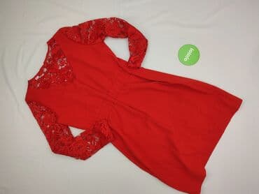 czerwona sukienki lou: Sukienka damska, rozmiar S — 3