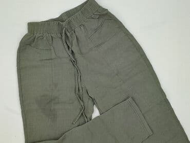 spodnie joggery moro damskie: Material trousers for women, size S (EU 36) — 1