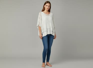 bluzka na drutach na lato: T-shirt damski, rozmiar One size — 1