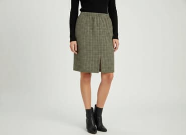 plisowane spódnice szara: Spódnica damska, rozmiar M — 5