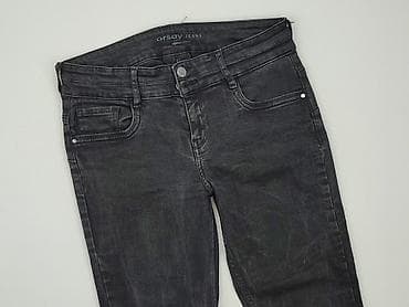 czarne jeansy pull: Orsay, Jeansy damskie, rozmiar M — 1