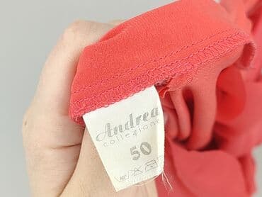 eleganckie bluzki andżela: Andrea, Bluzka damska, rozmiar 5XL — 5