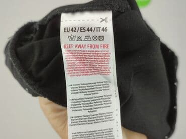 legginsy woskowane wysoki stan: Spodnie materiałowe damskie, rozmiar L — 4