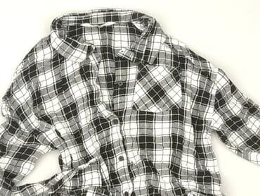top z koronką sinsay: Shirt 13 years, condition - Good, pattern - Cell, color - Grey — 1