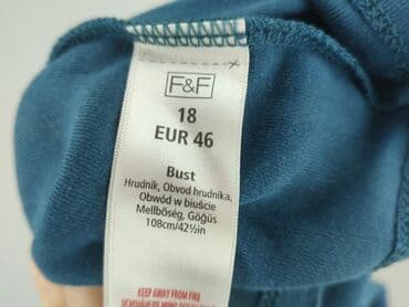 bluzki basic z dekoltem v: F&F, Bluzka damska, 3XL — 5