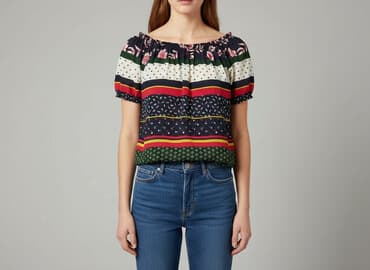 mohito koszulka w paski: S.Oliver, Bluzka damska, 2XS — 6