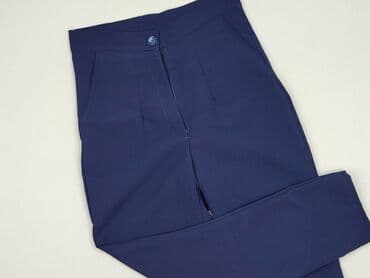 jeansy damskie podarte: Material trousers for women, size S (EU 36) — 1