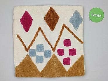 poduszka ciązowa: Poszewka na poduszkę dekoracyjną, boho/etno - Wzór: geometryczne — 2