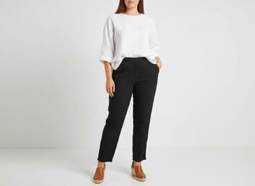 spodnie cargo damskie sinsay: Sinsay, Spodnie materiałowe damskie, rozmiar XL — 6