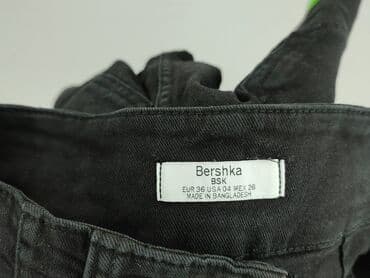 woskowane dżinsy: Bershka, Jeansy damskie, rozmiar S — 4