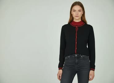 ubrania z kotem: Kardigan damski, rozmiar S — 7