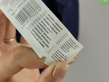 legginsy czarne woskowane: Top Secret, Spodnie materiałowe damskie, rozmiar L — 6