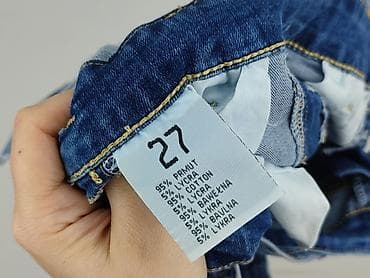 rwane dzinsy: Ogrodniczki damskie, rozmiar S — 4