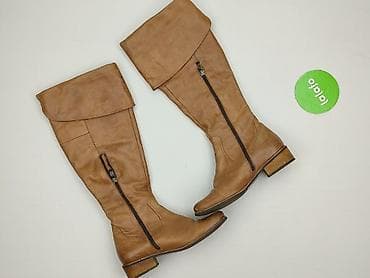 botki pull and bear: Kozaki damskie, rozmiar 36 — 3