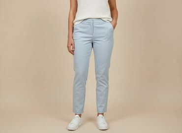 szerokie spodnie pepco: Pretty Girl, Spodnie materiałowe damskie, rozmiar L — 7