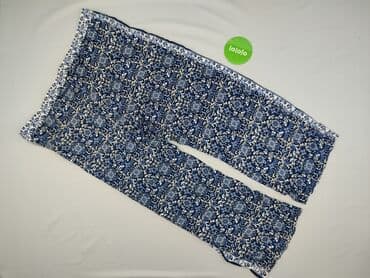 szerokie spodnie do kolan: Canda, Material trousers for women, size L — 4