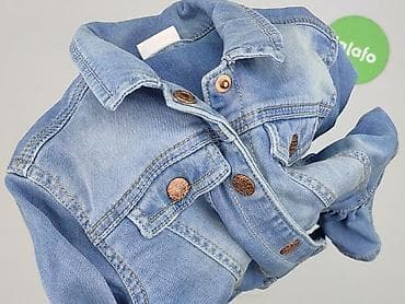 bluzki z motylem: Dziecięca kurtka jeansowa, 2-3 lat, 92-98 cm, F&F, stan - Bardzo dobry — 4