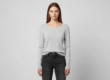 bluzka z kwadratowym dekoltem h m: H&M, Bluzka damska, rozmiar M — 1