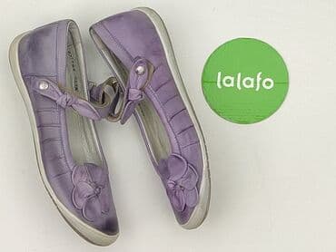 skórzane buty do przedszkola: Balerinki damskie, rozmiar 37 — 3