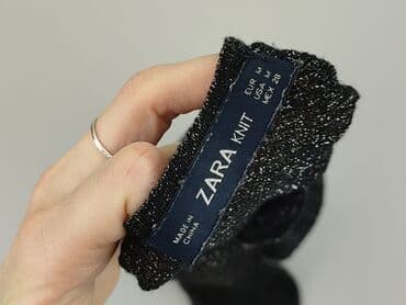 sweter piórkowy na drutach: Zara, Bluzka damska, rozmiar M — 4