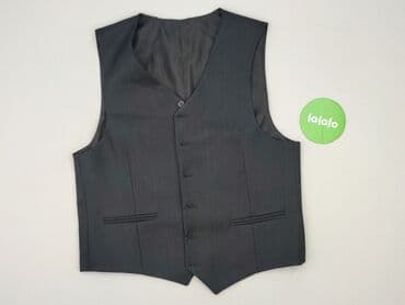 pikowane sukienki: Kamizelka garniturowa dla mężczyzn, M — 2