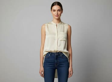 bluzki z odcieciem pod biustem: Gina Tricot, Bluzka damska, rozmiar M — 7