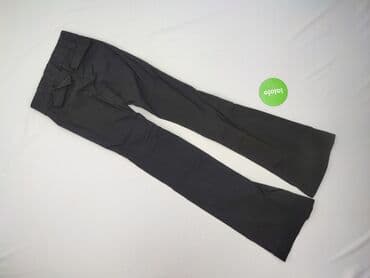 bershka buty na platformie czarne: Bershka, Spodnie materiałowe damskie, rozmiar XS — 4