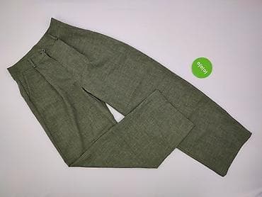 light green: Spodnie materiałowe damskie, rozmiar M — 2