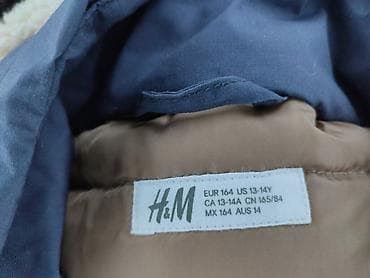 szalik hm: Kurtka zimowa, H&M, 14 lat, 158-164 cm, stan - Bardzo dobry — 4
