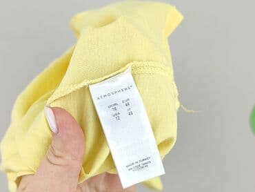 żółte bluzki z krótkim rękawem: Atmosphere, Bluzka damska, rozmiar 2XL — 4