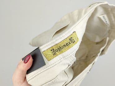 patchworkowe jeansy: Shorts for women, M — 4