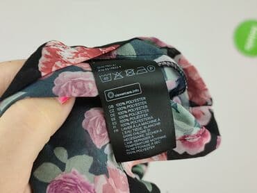bluzka z kwiatem 3d h: H&M, Жіноча блуза, розмір XS — 5