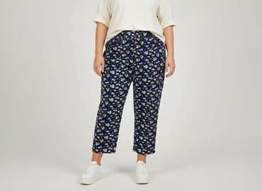 klapki bio bellini: Spodnie materiałowe damskie, rozmiar 4XL — 6