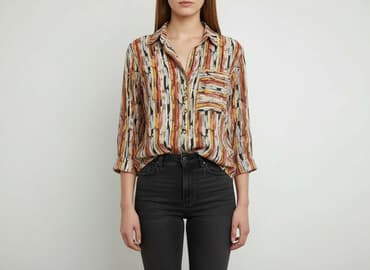 koszula damska z paskiem: Koszula damska, rozmiar M — 1