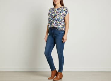 bluzki we wzory geometryczne: Bluzka damska, rozmiar XL — 1