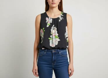 bluzki basic czarne: Vero Moda, Bluzka damska, M — 6