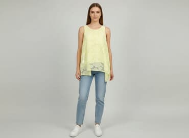 złoty top damski: Women`s top, size M — 1