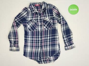 rajstopy allegro: Shirt 12 years, condition - Perfect, pattern - Cell, color - Blue — 2