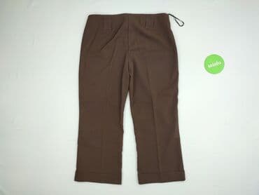 spodnie woskowane brązowe reserved: Material trousers for women, size S (EU 36) — 3