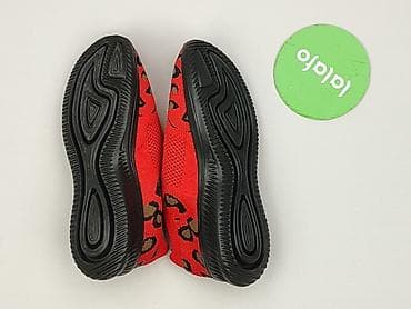 converse cdg pl: Damskie slip-on GAN EN YOUNI – czerwone, wzór w cętki - Typ: lekkie — 3